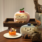 Cherry Cake Slice Plush - 6 Inch