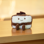 Chocolate Cake Slice Plush - 6 Inch