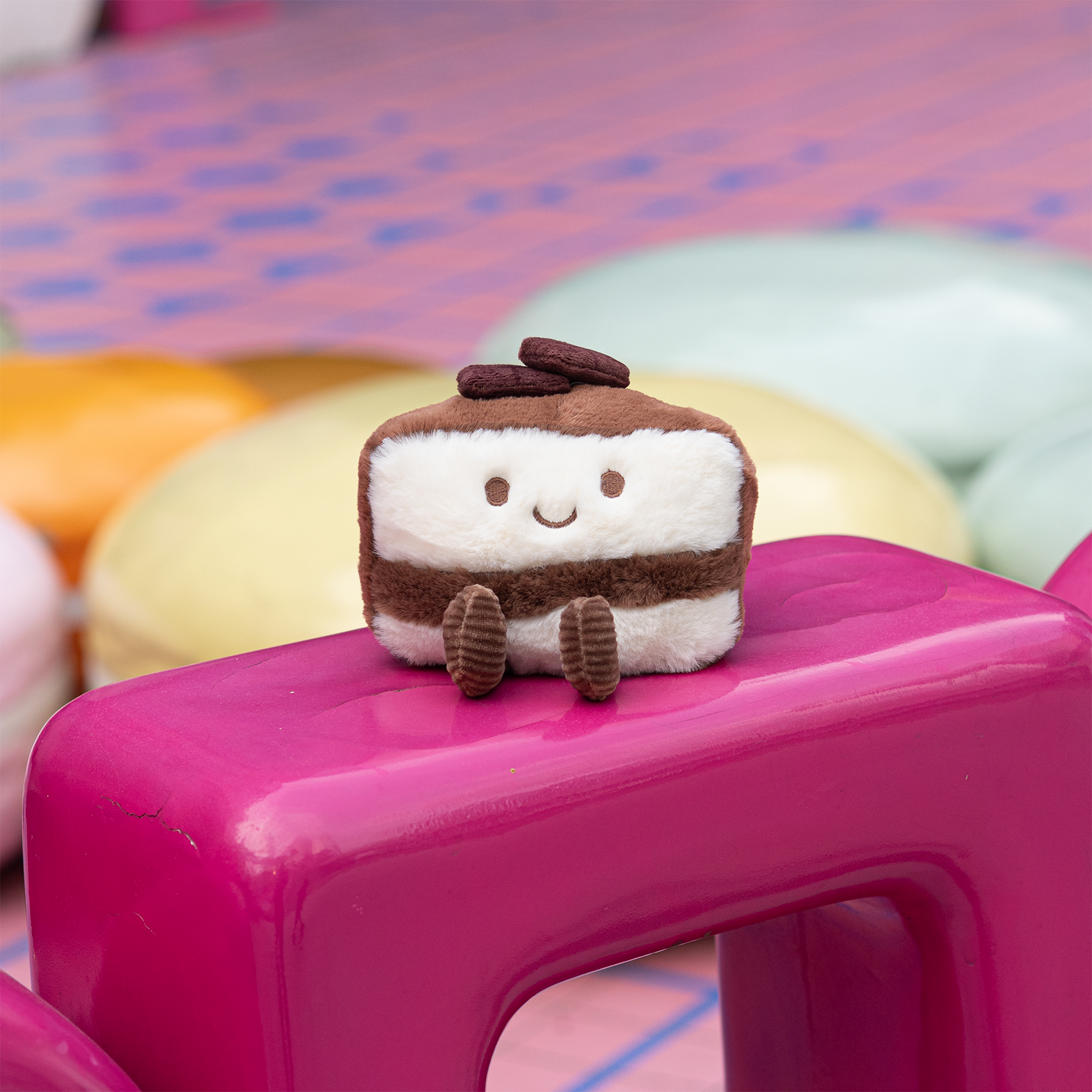 Chocolate Cake Slice Plush - 6 Inch