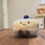 Blueberry Cake Slice Plush - 6 Inch