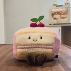 Cherry Cake Slice Plush - 6 Inch